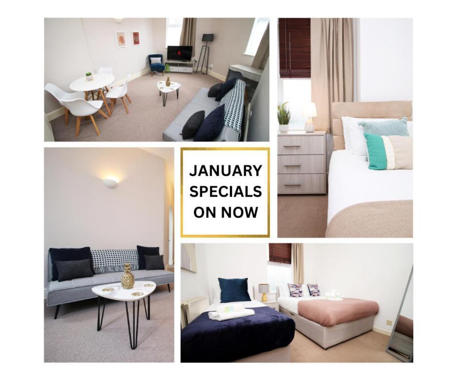 2 Bedroom Apartment, 5 Guests Welcome, Free Off-peak Parking Leilighet